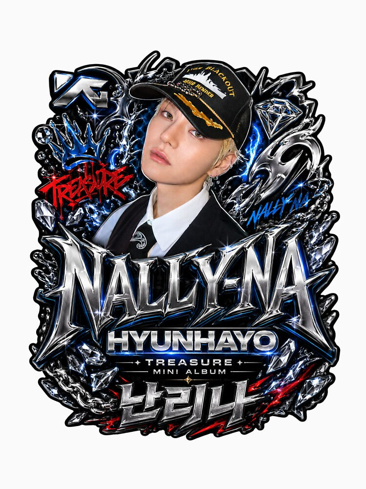 TREASURE NALLY-NA Yoshi Chrome Streetwear Kpop Shirt Design by Valeree Store