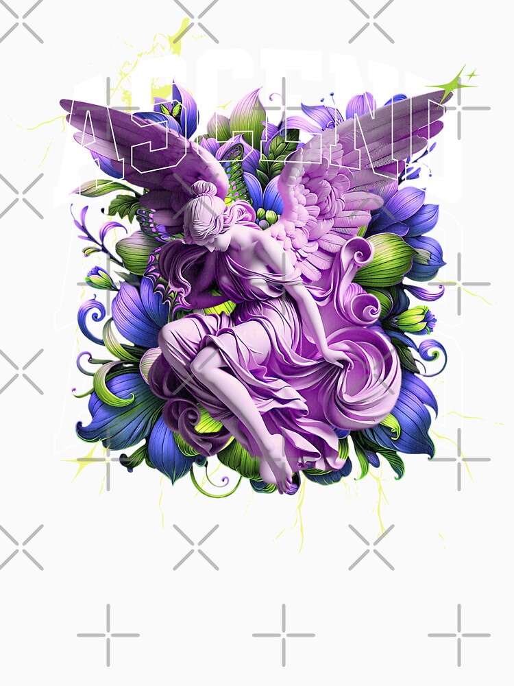 Colourful Angel Graphic Hoodie by TheInnerIndigo