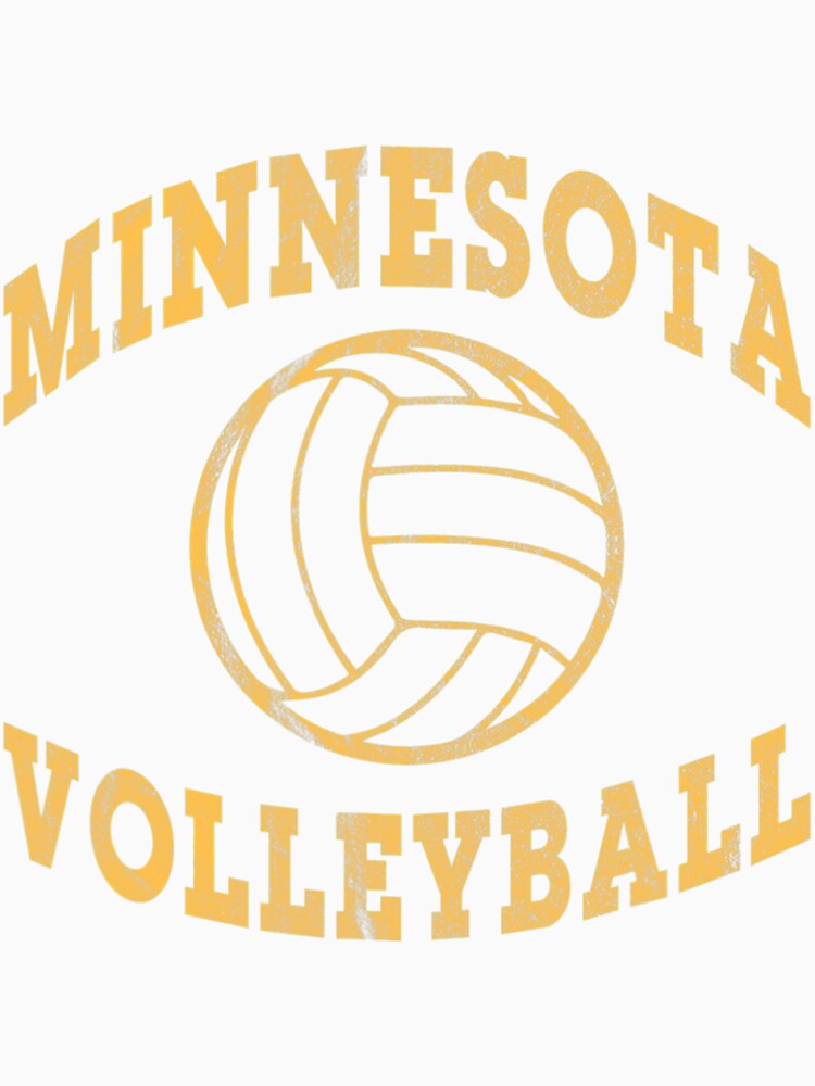 Minnesota Volleyball Classic Vintage Distressed by teeminghearing4