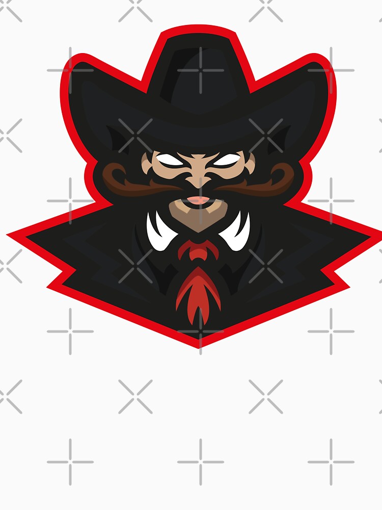 Cowboy Mascot Logo – Wild West Esports Gaming Design by MerlinWear