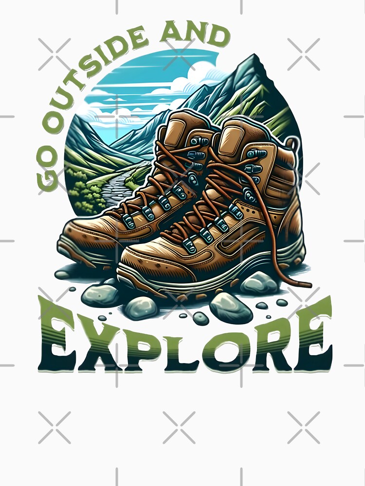 Go outside and explore, cool hiking by Merchattack
