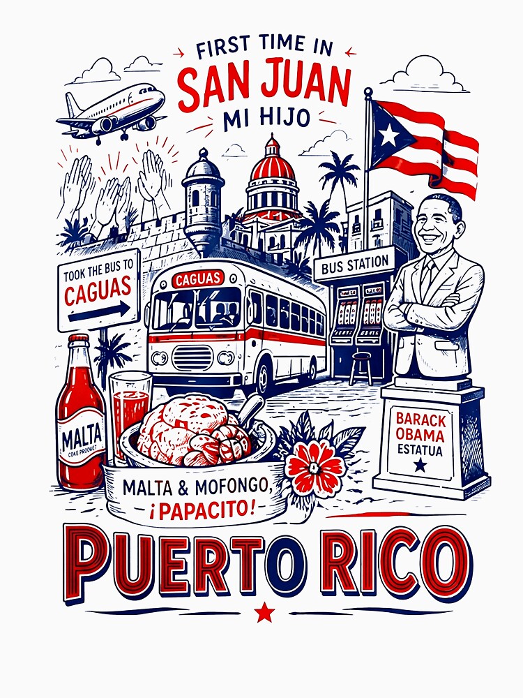 First Time In San Juan Puerto Rico Shirt, Viral Meme Song Tee, Wedding Vacation by kennedy-brook
