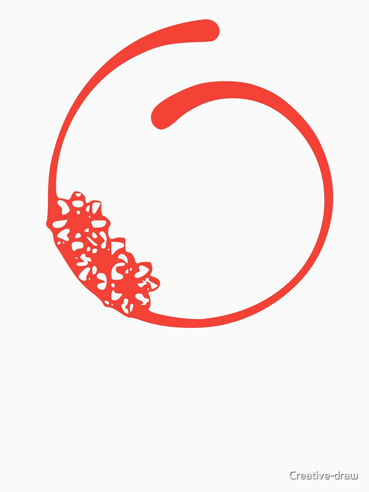 Floral Initial monogram O by Creative-draw