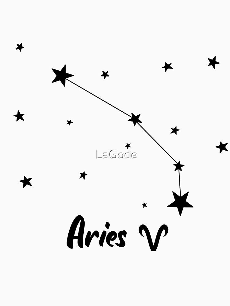 Aries Zodiac Star Constellation by LaGode