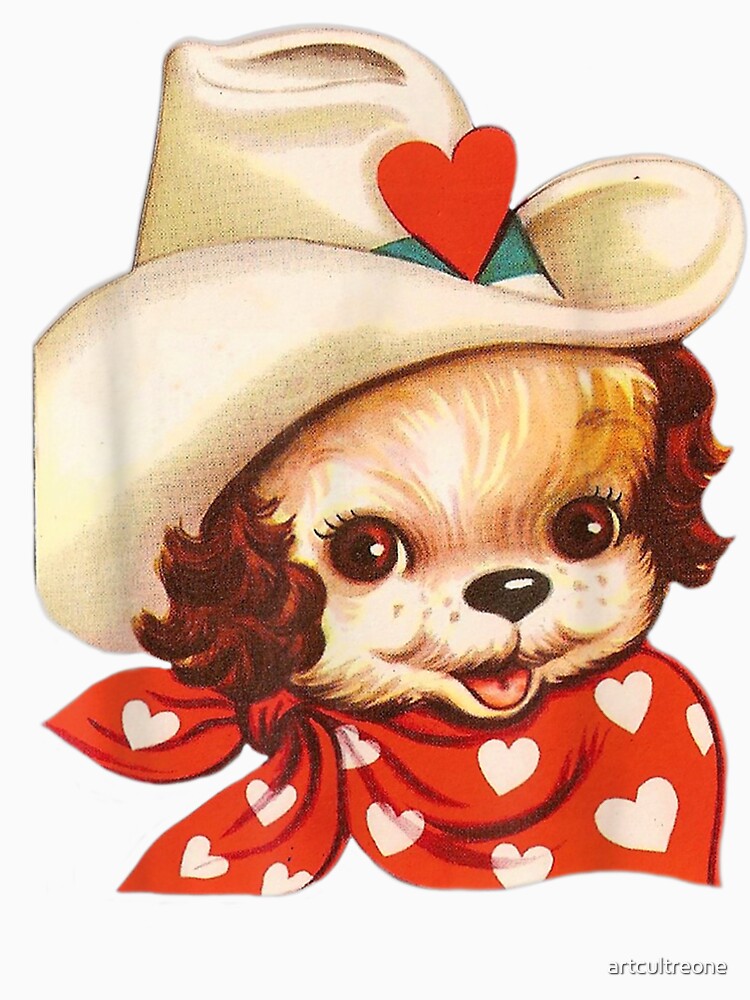 Dog Valentine Cowboy by artcultreone