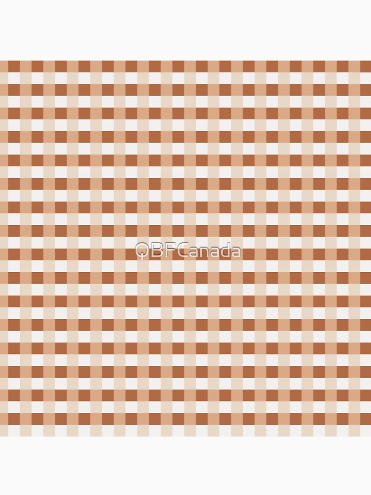Cheerful Checks in a neutral palette by Quick Brown Fox Canada