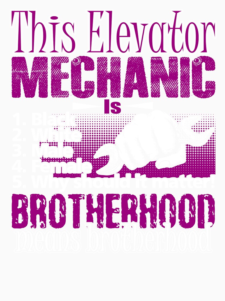 This Elevator Mechanic Is Brotherhood by UnknownArtistt