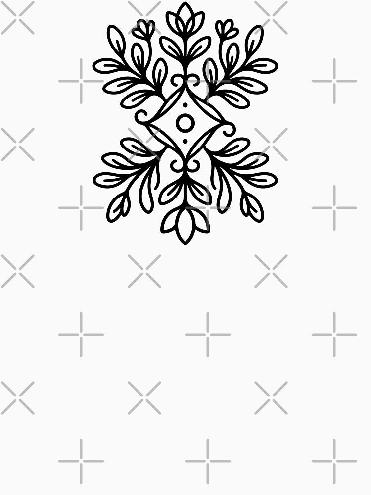 Boho Floral Pattern by WillowLaneShop