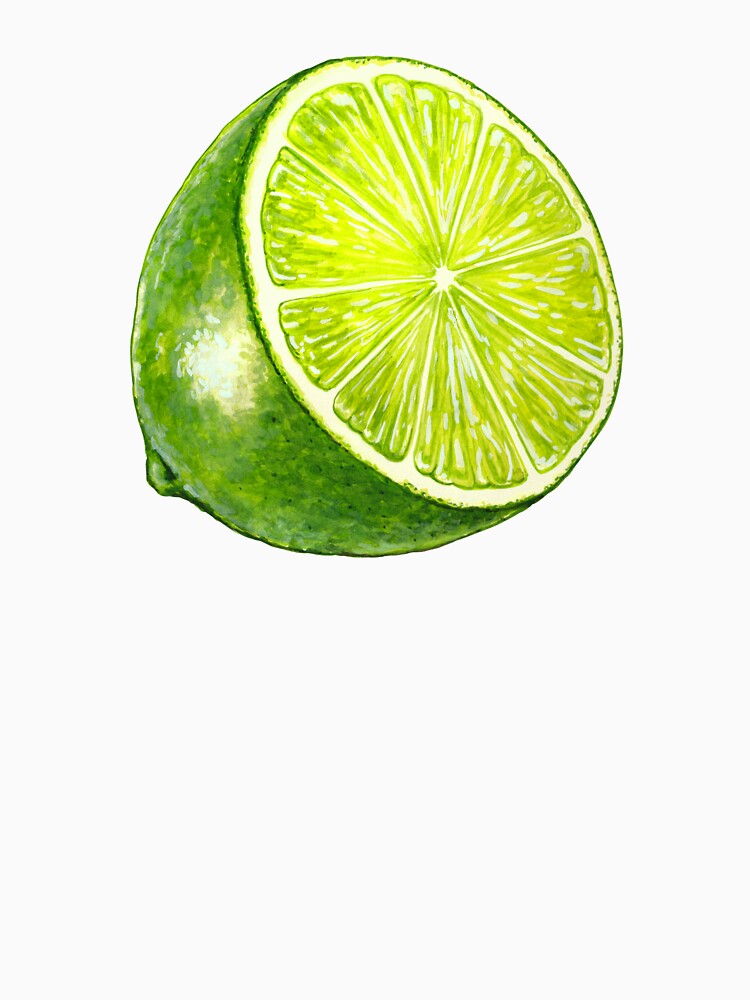 Lime Pattern - White by Kelly  Gilleran