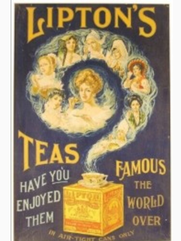 Vintage Liptons Tea Poster by RetroRabbitCo