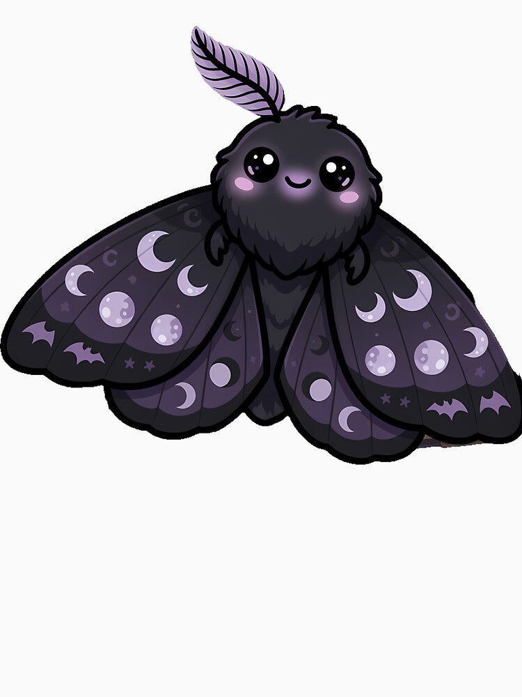 Moth on Open Book by IllumeInk