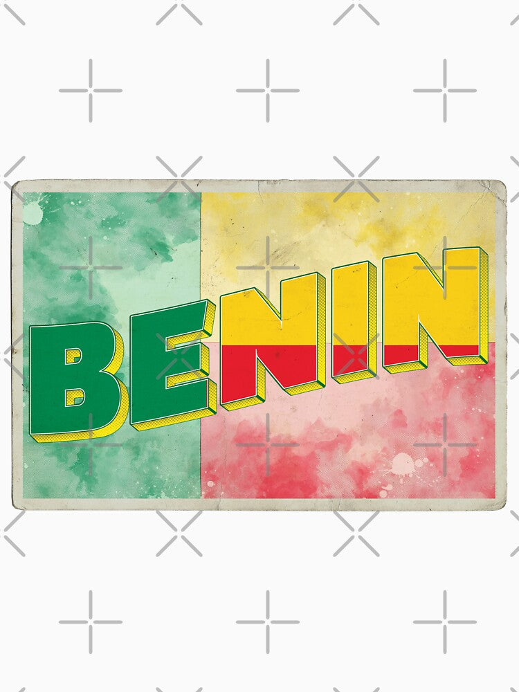 Benin Vintage style retro souvenir by DeveloperProp0