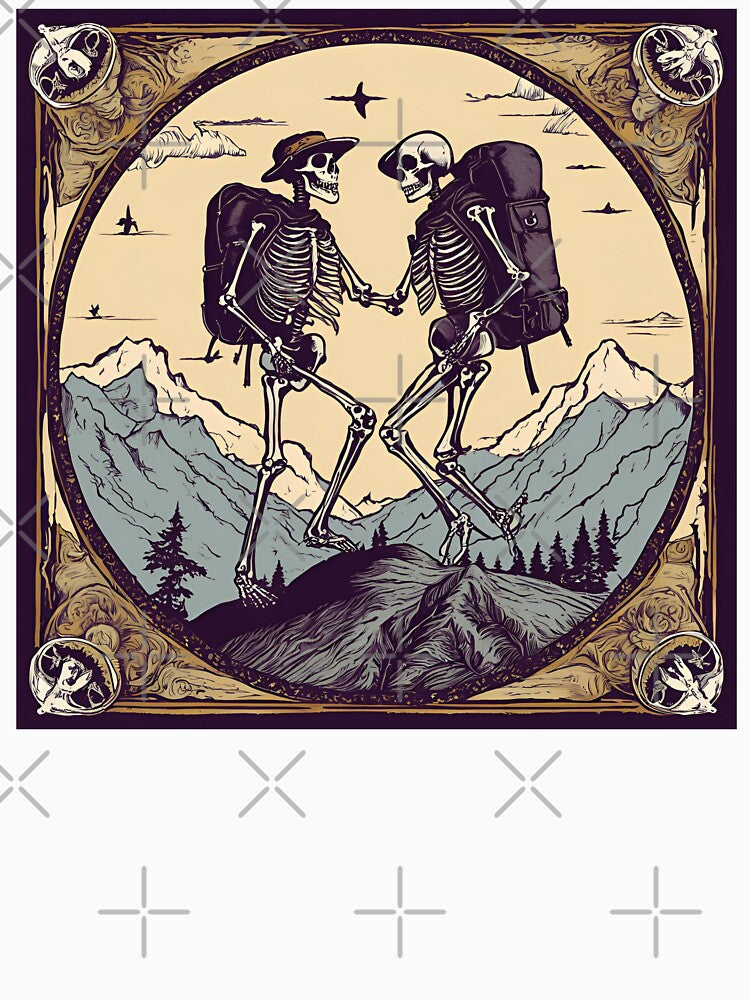 Backpacking skeletons by FitEnvy