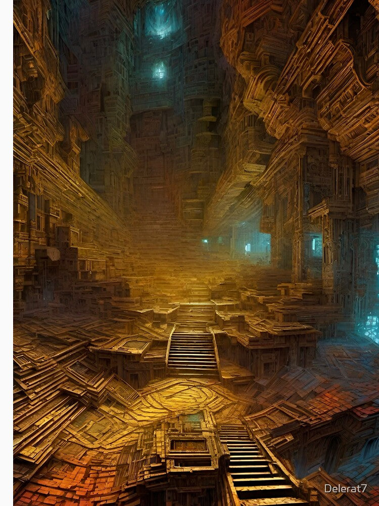 Abandoned Mines - Sci Fi Art concept by Delerat7