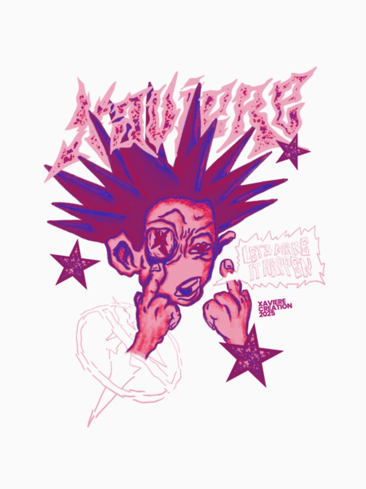 Revenge Punk Spiky Cartoon Character by CraftdLibrary
