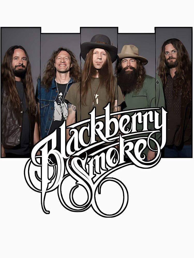 The Great Retro Black.berry Smokes Band First Day Music Awesome by NovaDraftStudio