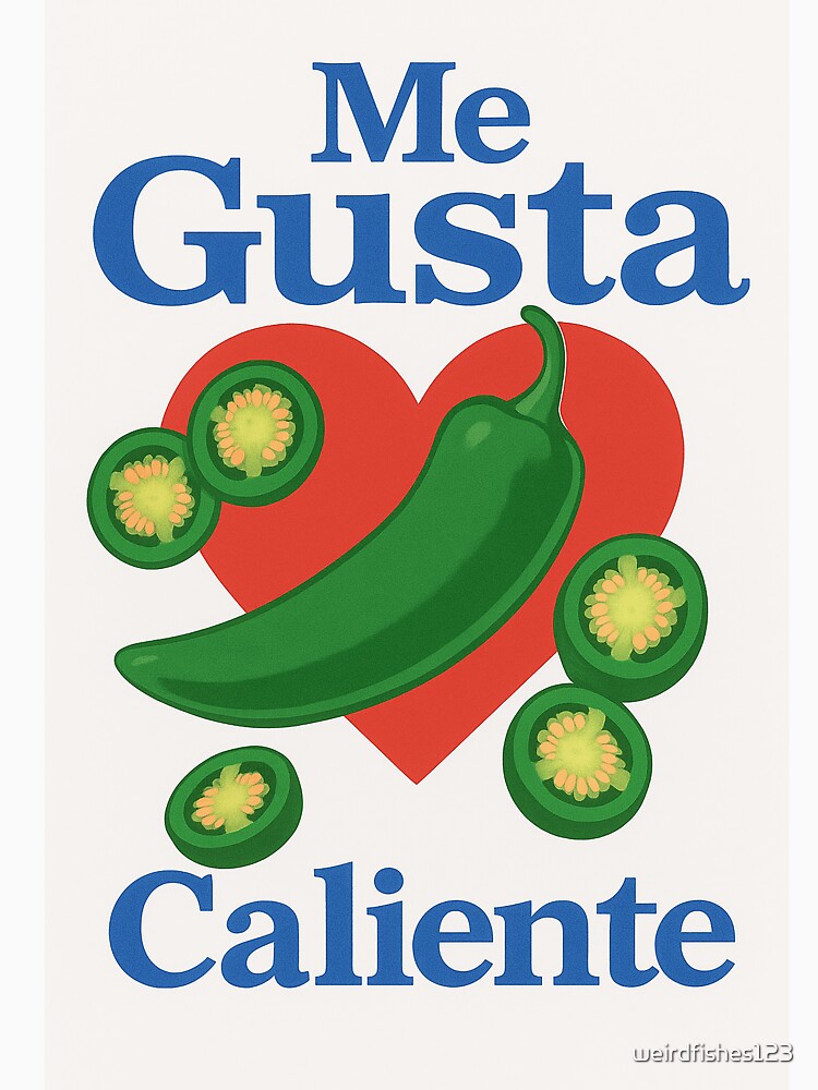 Spicy Jalapeño Love Gift for Hot Sauce Fans by weirdfishes123