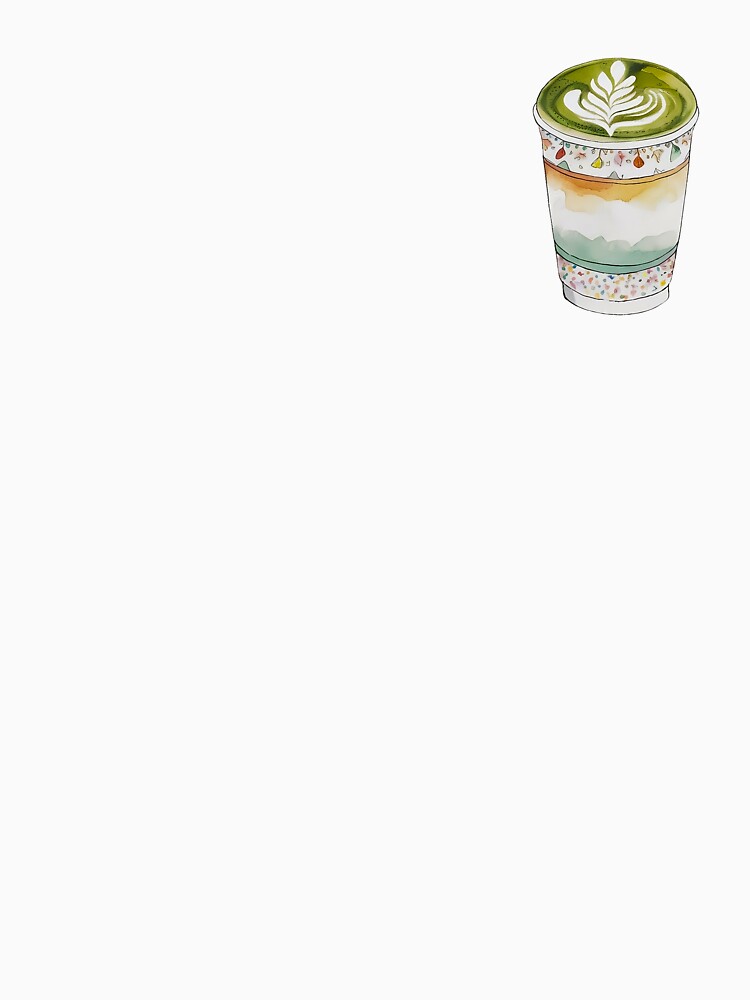 Matcha Latte Hand-Drawn by canvadreamer444
