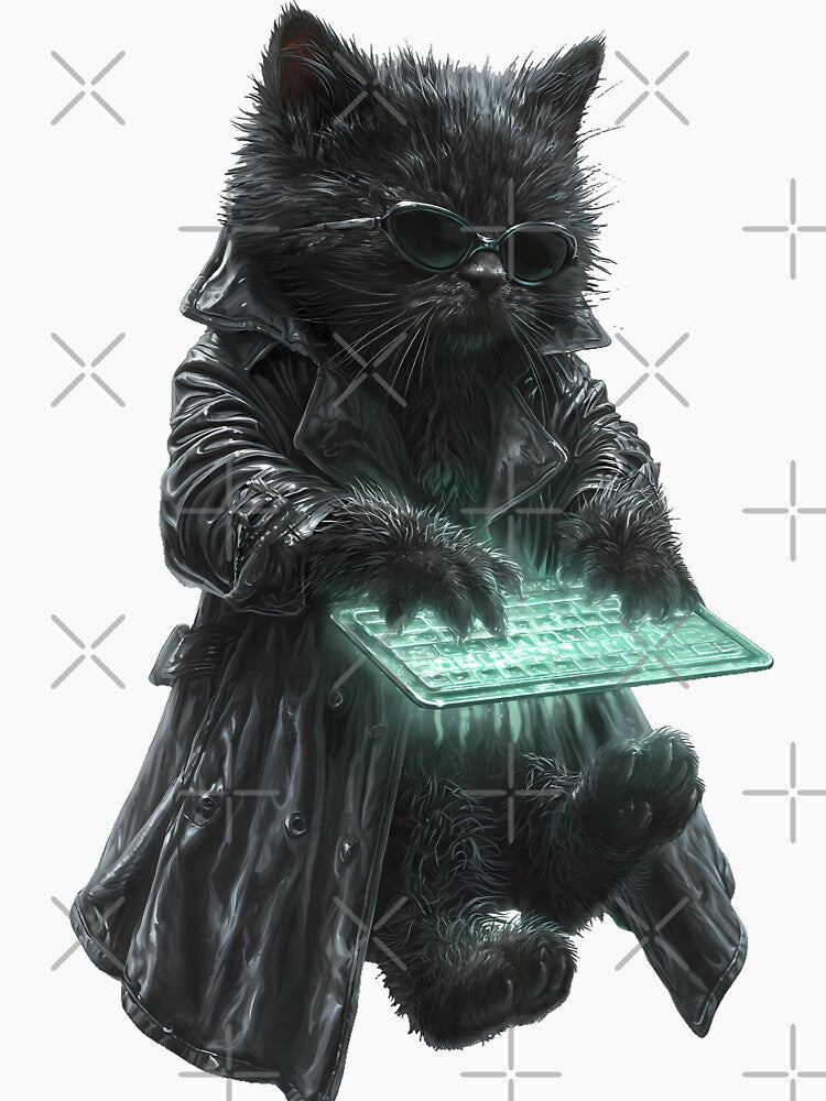 Neo Hacker Cat by pumsquare