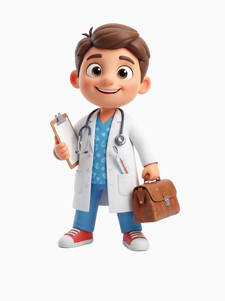 Friendly 3D Doctor - Healthcare Hero Art by drioArt
