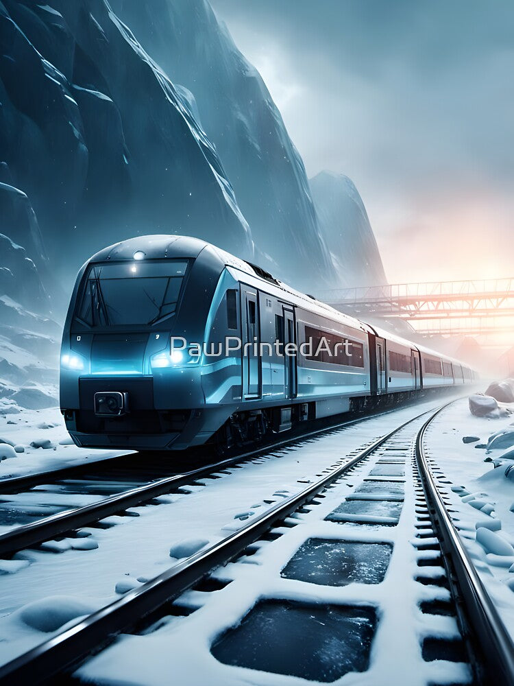Trailblazer in the Ice – The Future Train by PawPrintedArt