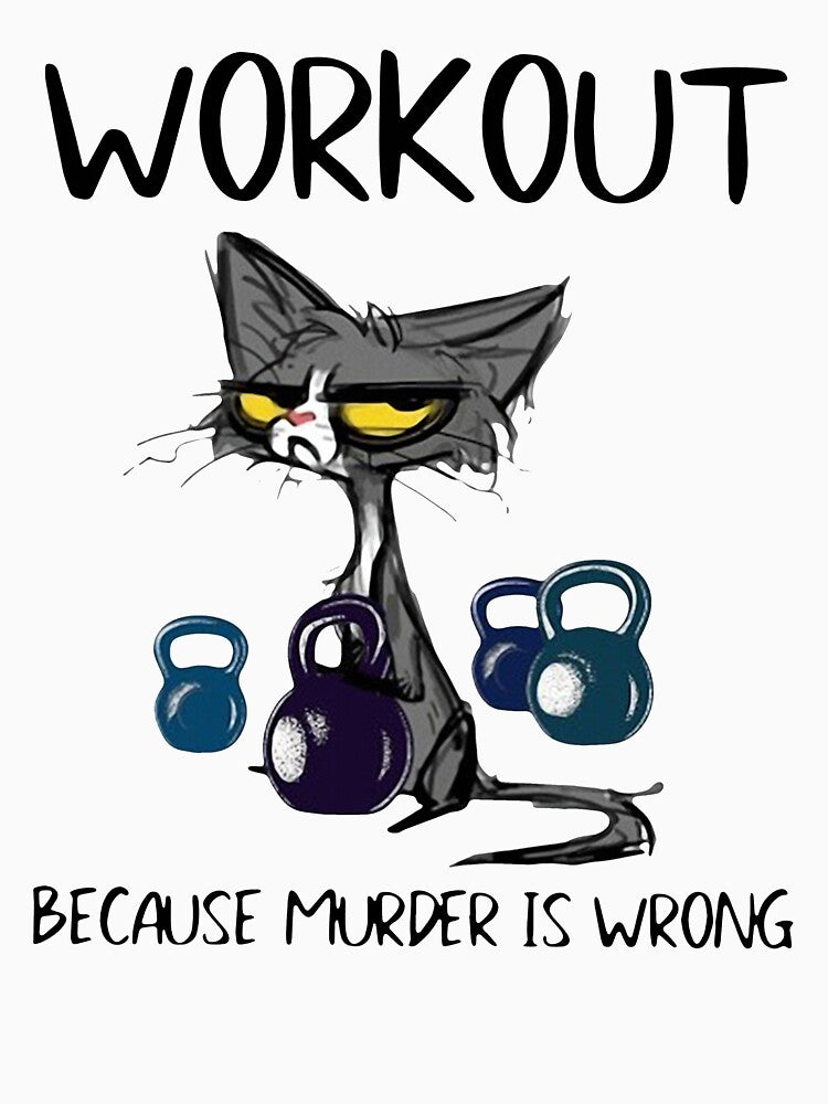 BLACK CAT WORKOUT BECAUSE MURDER IS WRONG by Emanuel48473