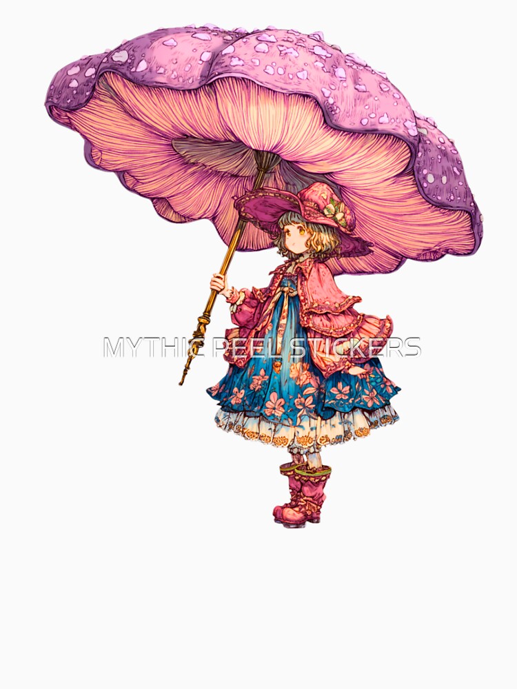 “Whimsy. Grace. Bloom.” by MYTHIC PEEL STICKERS