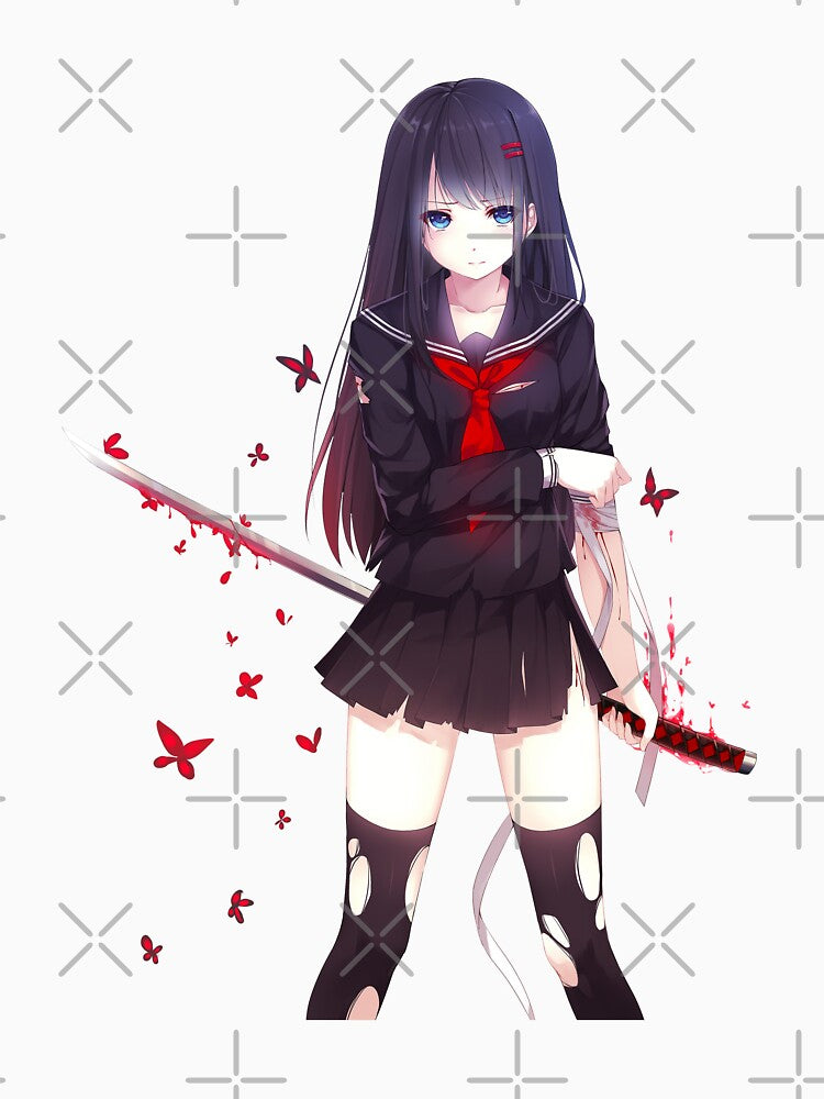Anime Girl with Sword by deniz29