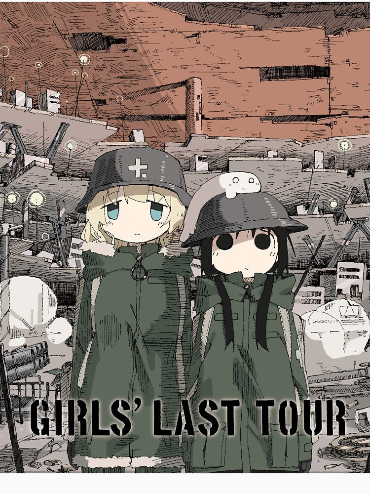 Shoujo shuumatsu ryokou menga design by bashhonkdesign