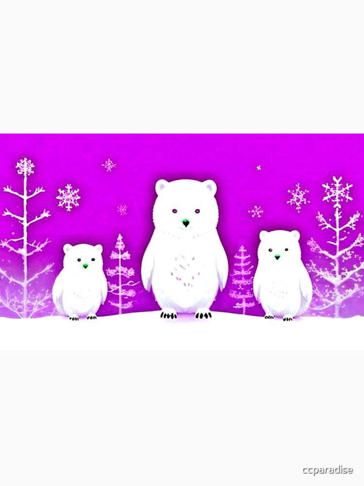 Winter Animal Pattern - Funny Holiday by Earth Nature Creations