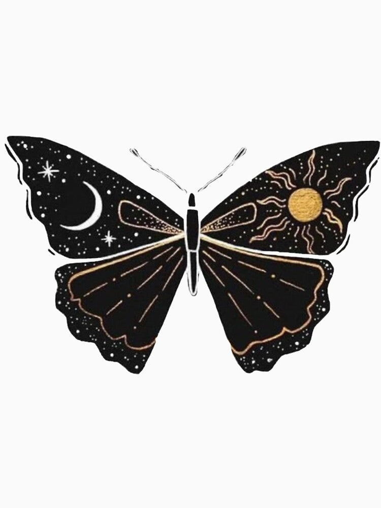 Sun and moon butterfly by AlexJaneLively