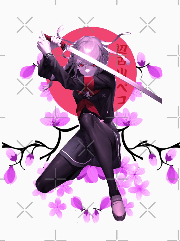 Peko Pekoyama Danganronpa V3 Vaporwave 90s Anime Aesthetic Kawaii Fairy Kei Manga by theodorchik