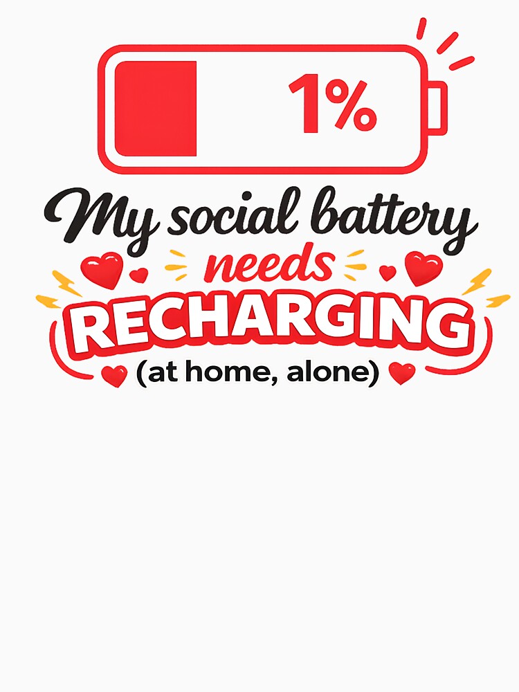 Social Battery Needs Recharging  Main Tag by Ks3L