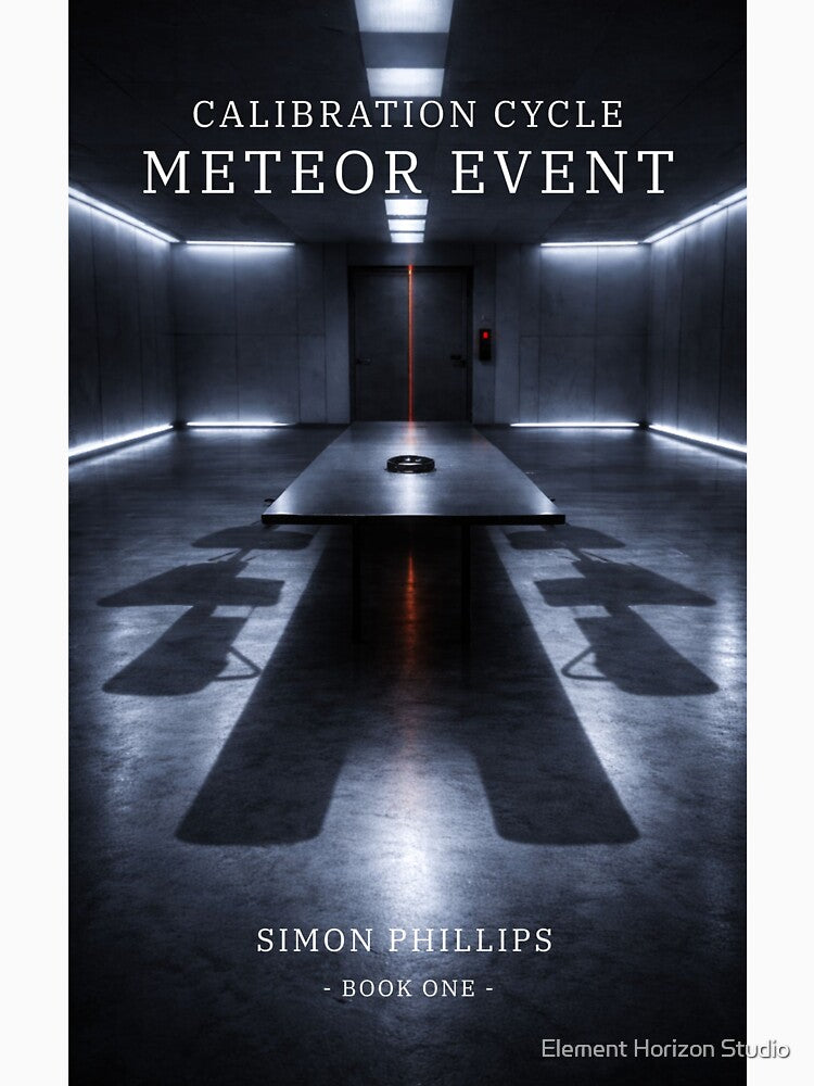 Sci-Fi Book Cover Wall Art | Dystopian Liminal Room Print by Element Horizon Studio