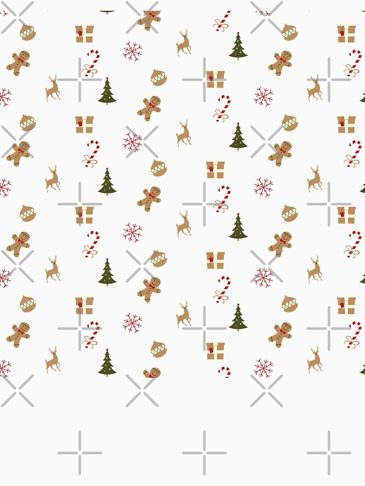 Beige Christmas pattern by MarieBlly