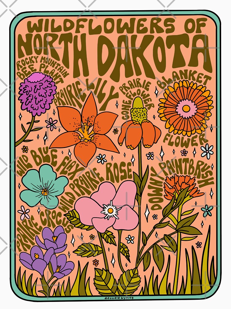 North Dakota Wildflowers by doodlebymeg