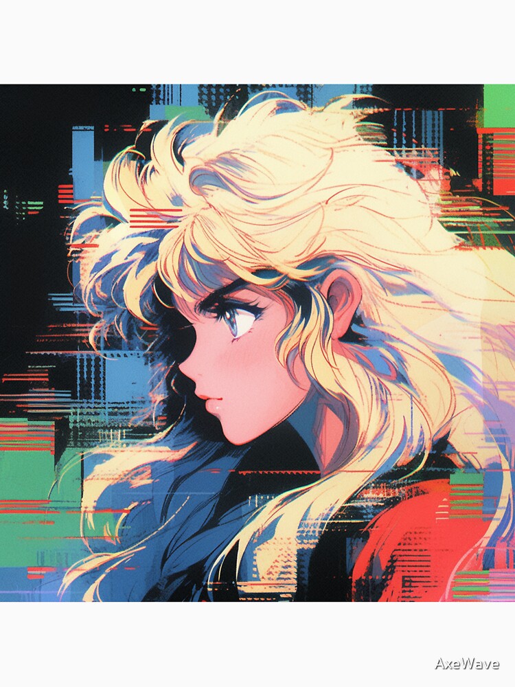 90s Anime Girl by AxeWave