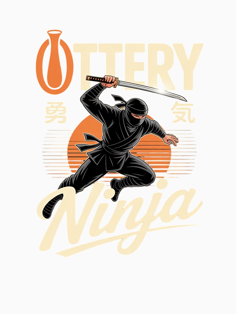 Pottery Ceramics Artist Ninja Pottery Ninja by InspiredFoul