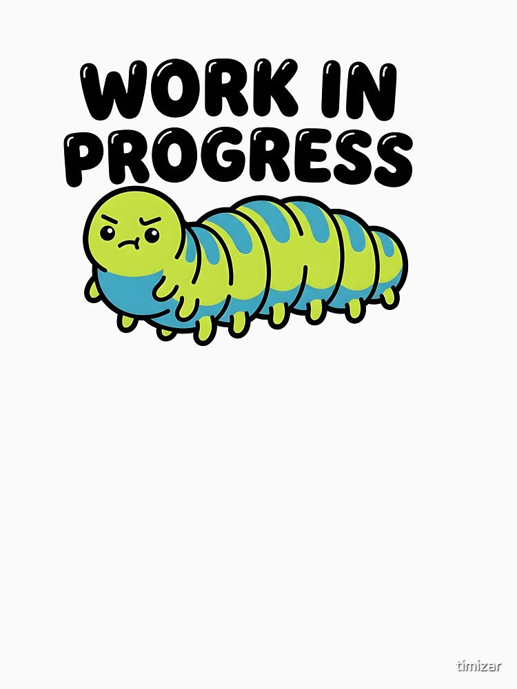 Caterpillar Work in Progress – Nostalgic Childhood Insect Design by timizar