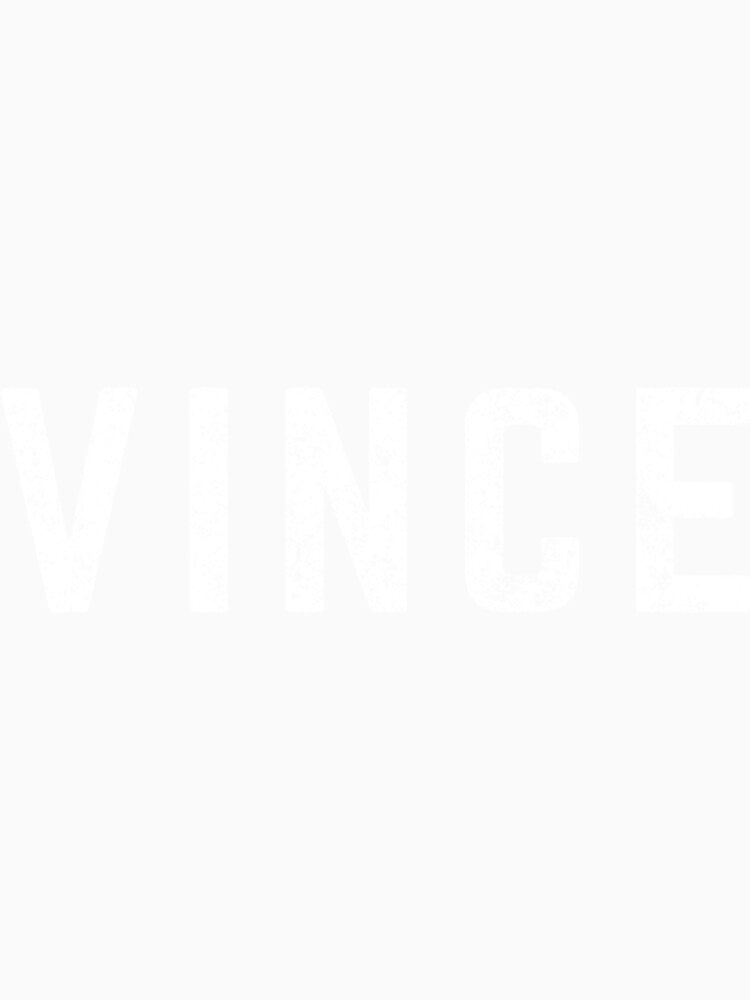 Vince Bold Wordmark Design | Limited Edition by TracyTout