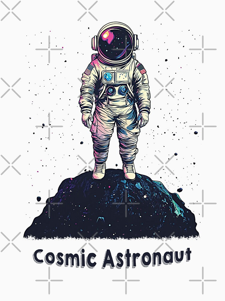 Cosmic Astronaut with title by Aurora of Andromeda