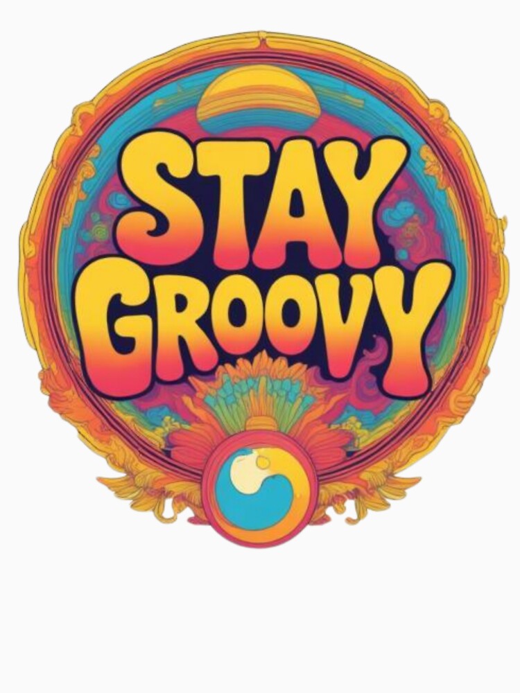 Stay Groovy 70s Retro Wavy Typography by Rafael Bee