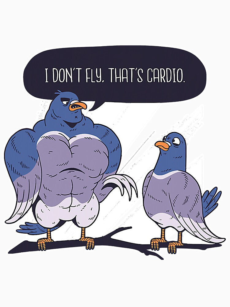 I Dont Fly Gym Fitness Workout by SkyCloudBlue