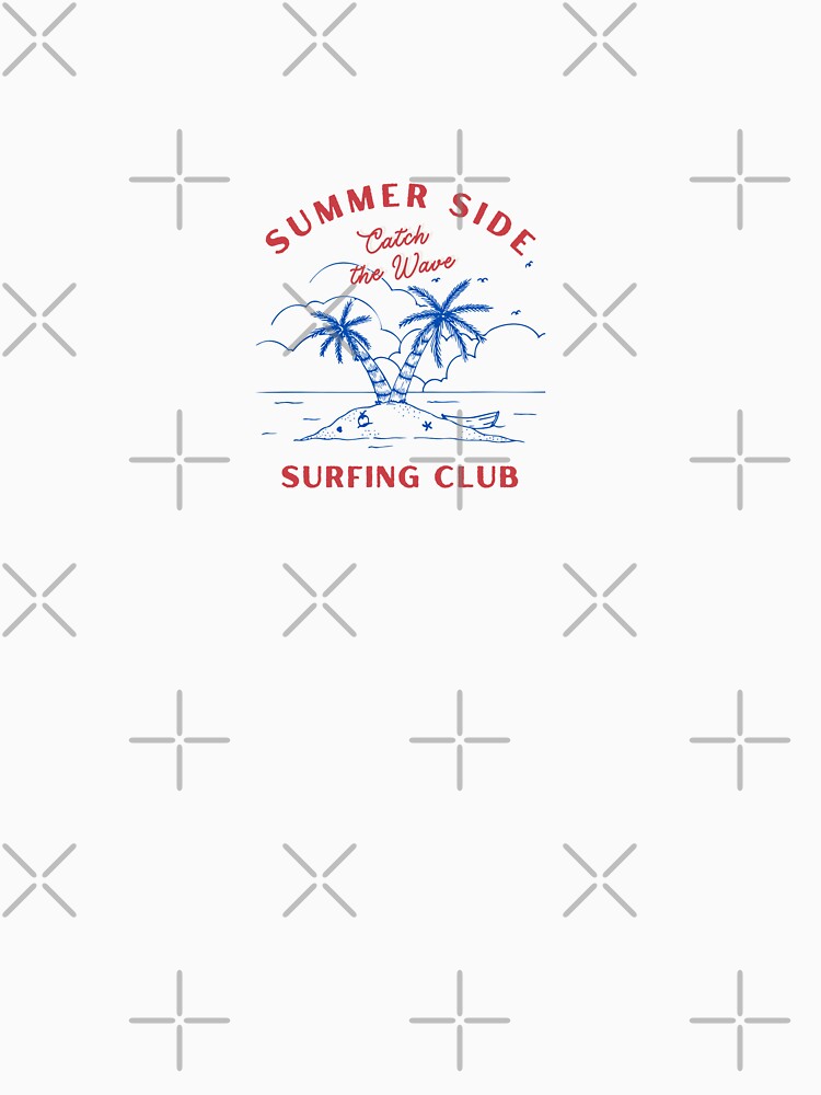 summer side sufring club t shirts by SweetTravels