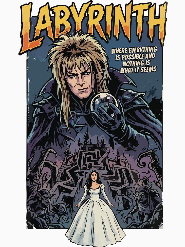 Labirynth Movie Poster Comic Book Style by tigrootiger