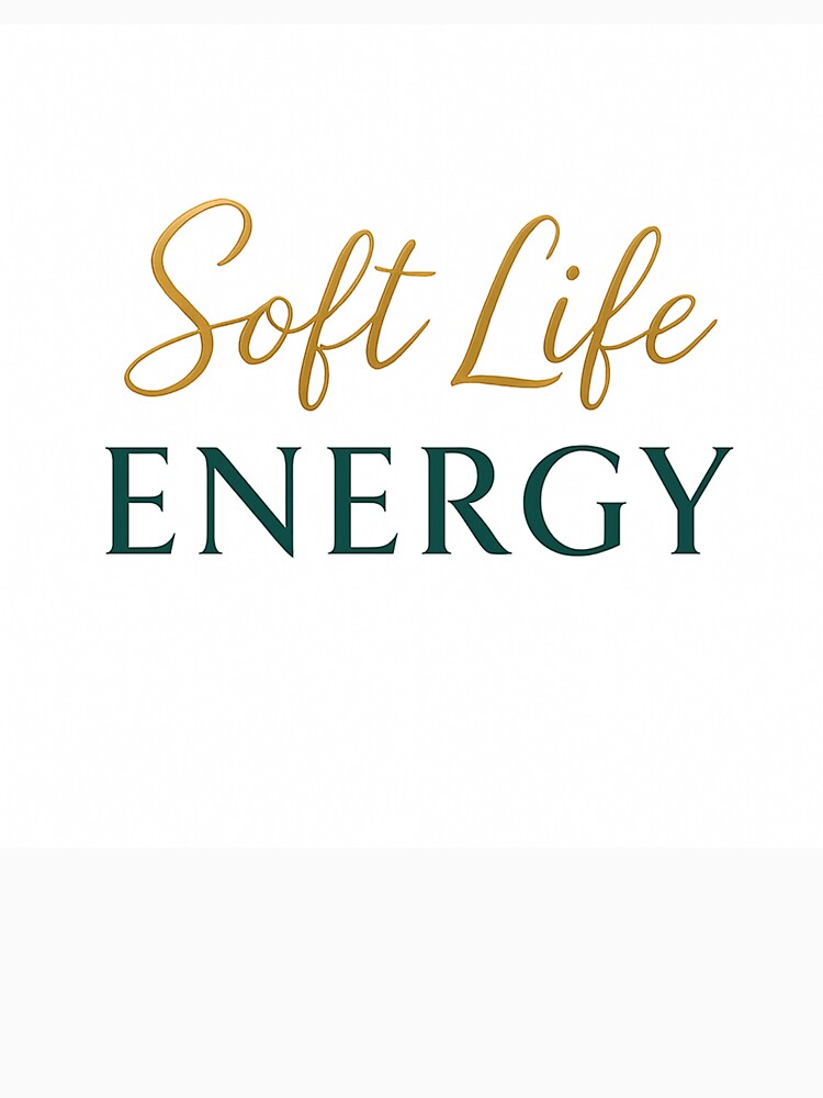 Soft Life Energy – Luxe Minimalist Typography Design by MimisCornerCo