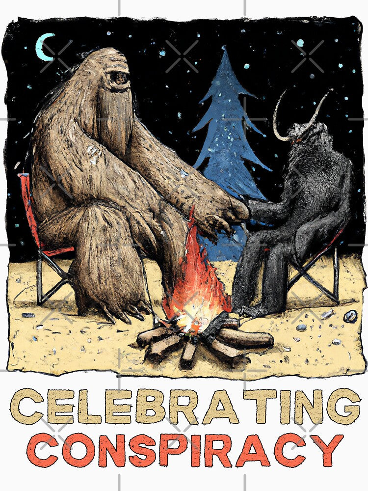 Celebrating Conspiracy Bigfoot and Mothman by soulfulprintss8