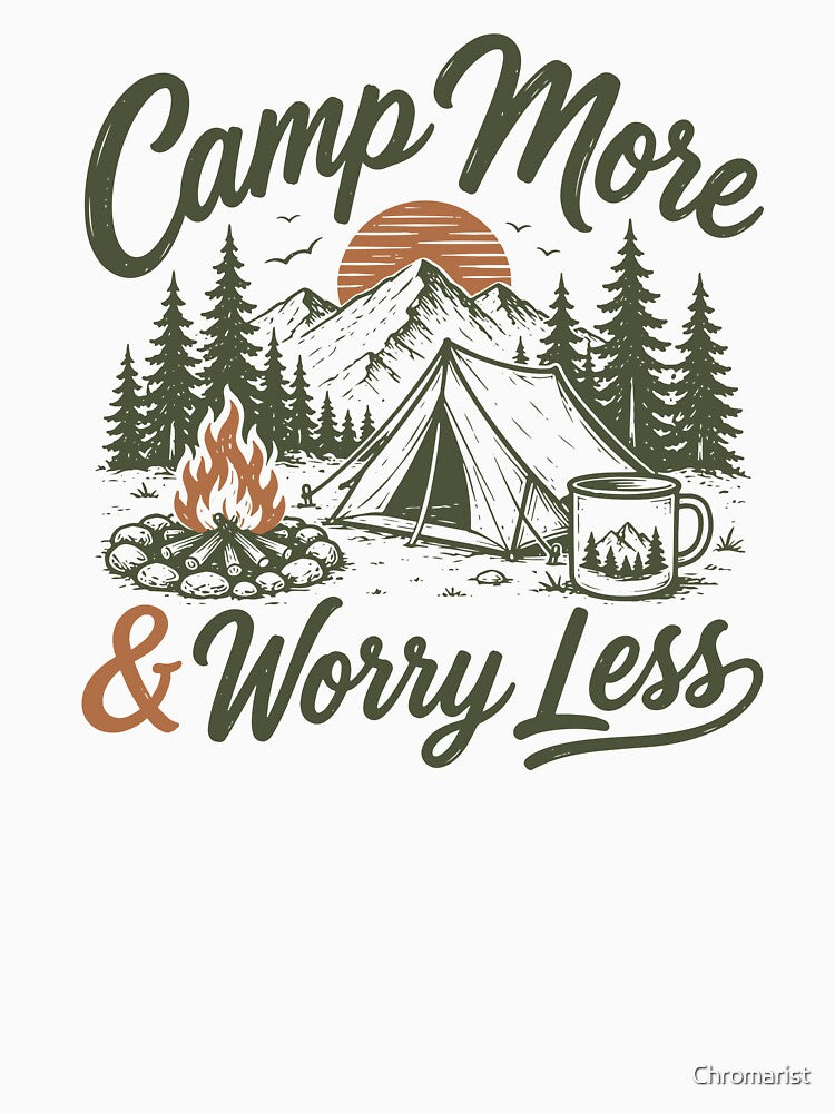 Camp More Worry Less by Chromarist