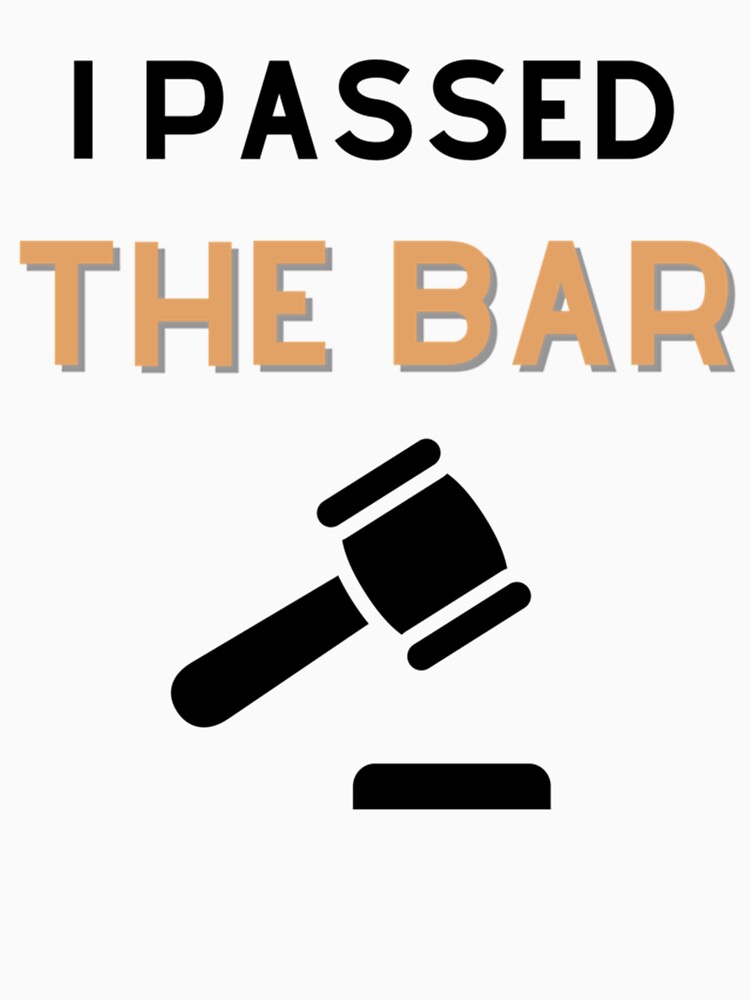 I Passed The Bar - Funny Law Graduation by HelloHKW