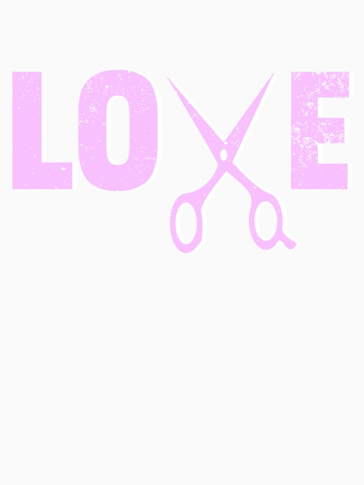 Love with scissors - hairdresser hairdresser by m-huppmann